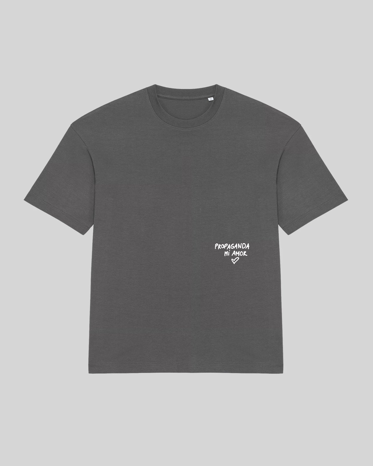 Tee-shirt « El amor es la revolucion » - Gris